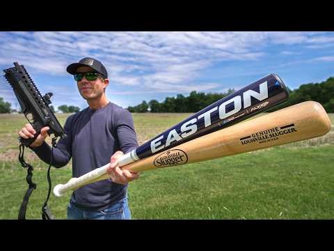 Can a Baseball Bat STOP a Bullet???