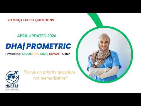 Latest Prometric | DHA Exam April 2026 MCQs with Rationales | Most Repeated Questions