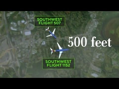 Southwest pilots take evasive maneuvers to avoid midair collision over Nashville
