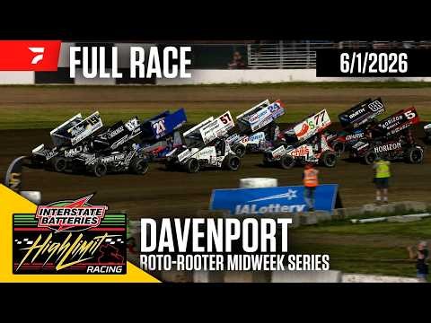 FULL RACE: High Limit Racing at Davenport Speedway 6/1/2026