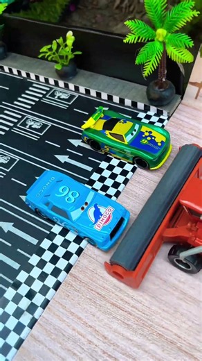 Epic Showdown!🌸 Chick Hicks Dinoco Vs. Jackson Storm Siner-G #shorts #cars