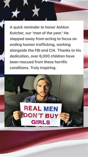 Ashton Kutcher’s Secret Mission Against Human Trafficking