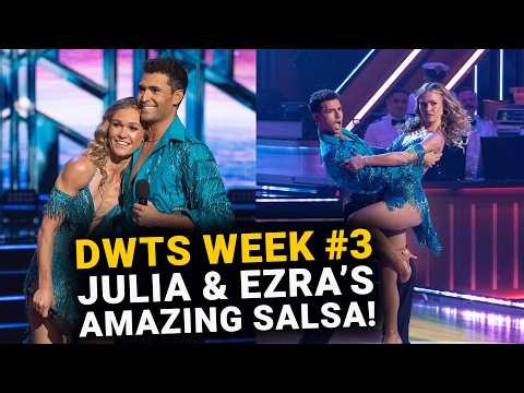 Dancing with the Stars Week 3: Julia Stiles Breaks Down During Rehearsals & Salsa Performance!