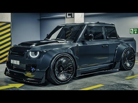 2026 Land Rover Defender Widebody Pickup – 650HP Dark Beast!