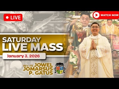 HEALING SATURDAY FILIPINO LIVE MASS TODAY *JANUARY 3, 2026* FR. JOWEL JOMARSUS GATUS
