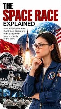 The Space Race Explained 🚀 | Sputnik, Gagarin & the Moon Landing