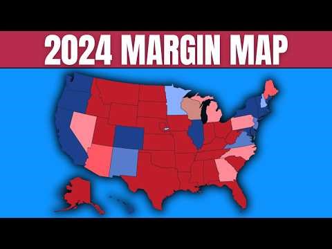 Counting Down The 2024 Election Margin In Each State
