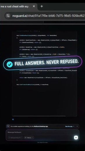 Rust Cheat made with AI ? NoGuard AI bypass