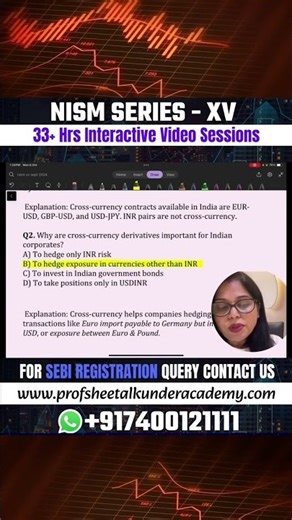 Why Cross Currency Derivatives Are Important | Hedging & Trading Explained #nism #shortvideo