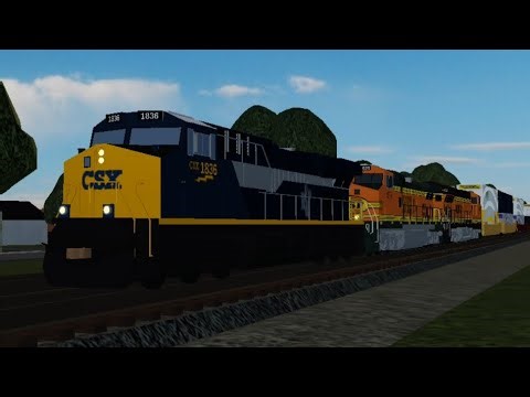 CSX RF&P 1836 heritage unit Leading a BNSF Intermodel train in Southline District