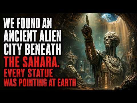 We Found An Ancient Alien City Beneath The Sahara. Every Statue Was Pointing At Earth