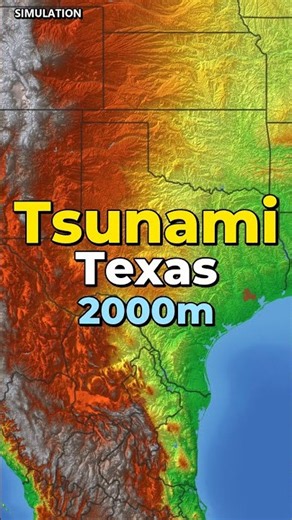 What If a Tsunami Hit Texas? (Geographic Simulation)