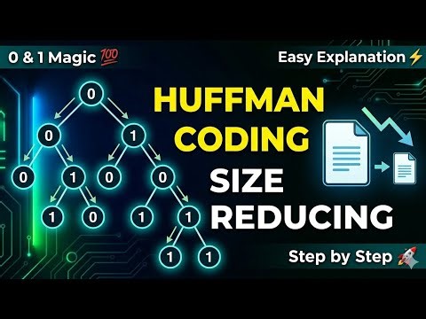 Huffman Coding Explained 🔥 | Data Compression in Tamil#learnwithrd#huffmancoding#daa#aids#subscribe