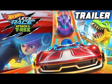 Hot Wheels Let's Race: ATTACK OF THE T-REX | Official Trailer | COMING SOON October 20