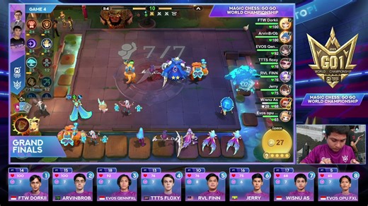 🔥 Get ready for the Magic Chess: Go Go World Championship! 🔥 For all Magic Chess: Go Go fans, it’s time to witness the world championship! The matches begin with the following schedule: Grand Finals: January 25 Don’t miss the intense battles between 8 players from different division as they fight for the World Champion title! Follow the official MCGG Official social media accounts for the latest updates: Instagram: @magicchessgogo TikTok: @mcggttofficial Facebook: Magic Chess: Go Go YouTube: @