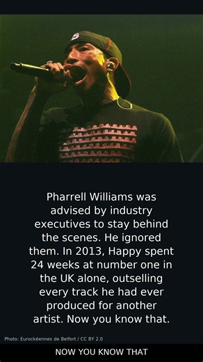 How Pharrell Williams Was Told He Had No Future as a Solo Artist Then Spent 24 Weeks at Number One