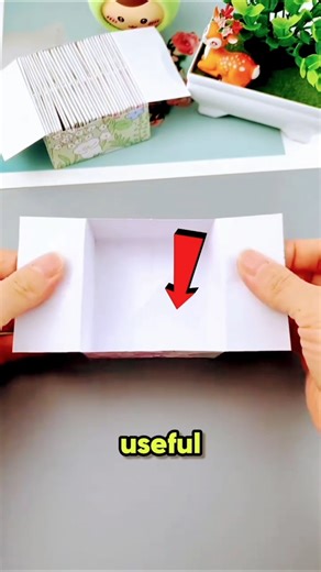 🎁 DIY Expandable Paper Box | The Ultimate Desk Organizer! #handmadewithlove #diyhomedecor #shorts