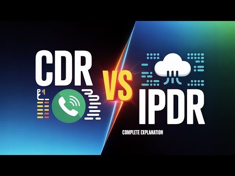 CDR vs IPDR Complete Explanation