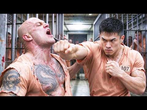 Prison Action Movie! Prison Boss Bullies a New Inmate, Unaware He's an Unbeatable Kung Fu Master!
