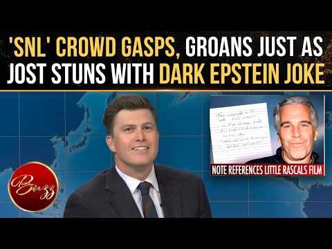 Colin Jost STUNS 'SNL' Viewers With WILD Epstein Joke; Audience GROANS On 'Little Ra—cals' Quip