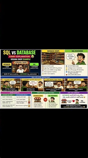 Learn SQL with Funny and Easy Explanations! #learnsql #sql #sqltutorial #SQLclass #dataengineer