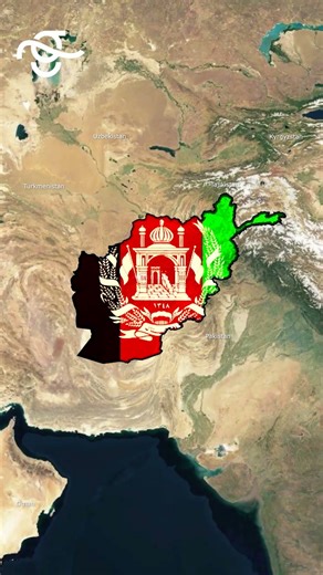 Afghanistan Border Map Animation Breakdown #shorts #mapping #tutorial