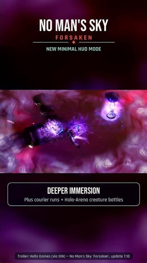 🚀 THE FORSAKEN HvARRIVED NO MAN'S SKY UPDATE 7.10 IS LIVE #gamingnews #consolescouncil #nomanssky