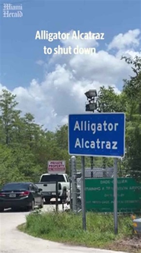Alligator Alcatraz to close down, says Governor Ron DeSantis