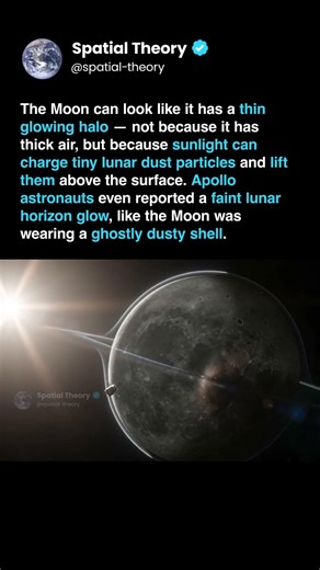The Moon Has a Ghostly Dust Halo