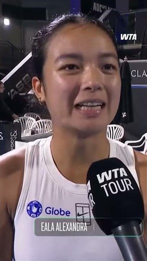 Home isn't a place, it's the people 🫶 Alex Eala #WTA #AlexEala #tennis