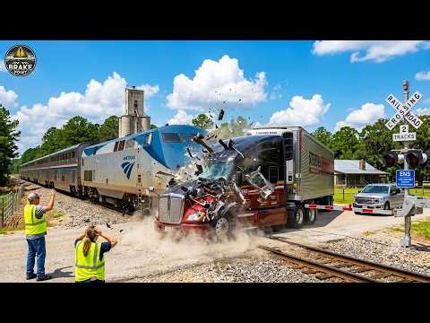 Unbelievable Train Accidents Caught on Camera | Idiots In Cars #4