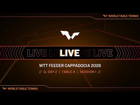 LIVE! | T4 | Q Day 2 | WTT Feeder Cappadocia 2026 | Session 1
