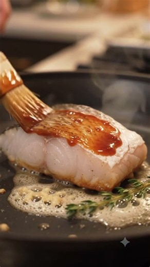 Miso-Glazed Chilean Sea Bass 🤤 Crispy, Buttery & Glazed!