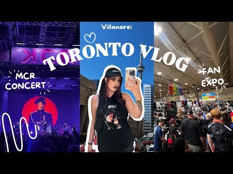 BEST WEEKEND OF MY LIFE! | MCR concert & Fan Expo + haul | Villanarei
