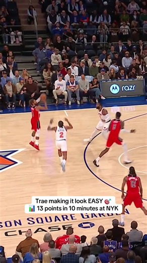 Trae Young highlights vs Knicks — 13 points in 10 minutes