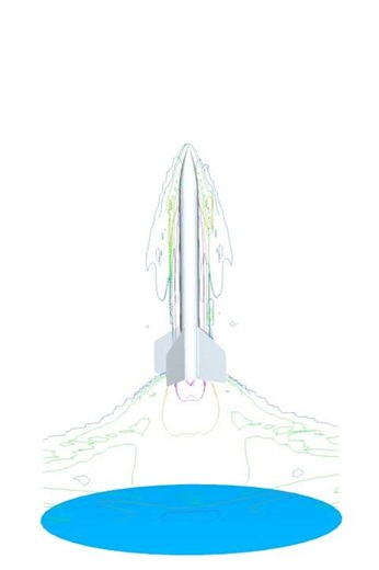 Pencil Rocket Launch Simulation