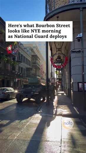 Louisiana National Guard members began arriving on Bourbon Street Wednesday morning as New Orleans prepares for New Year's Eve celebrations just one year after a deadly terror attack. | NOLA.com