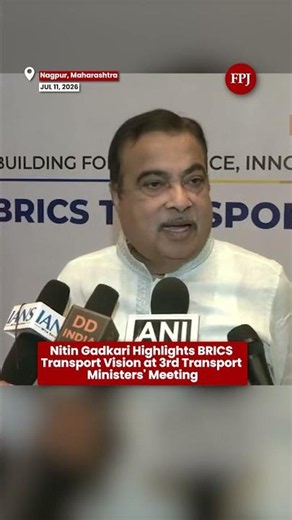Nitin Gadkari Highlights BRICS Transport Vision at 3rd Transport Ministers' Meeting