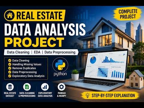 Real Estate Data Analysis Project | Python Data Cleaning,EDA & Data Preprocessing | Complete Project
