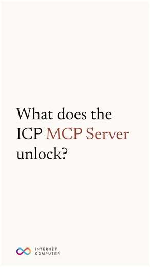 Build and operate your ICP apps straight from your favorite AI. That is what the ICP MCP connector makes possible. In our interview, Arshavir Ter-Gabrielyan, Team Lead for Identity at DFINITY, walks… | DFINITY Foundation