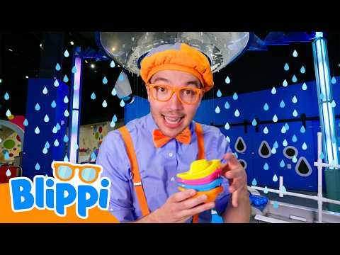 Blippi at the Science Center | A Day of Learning and Play for Kids | Moonbug Live Park!