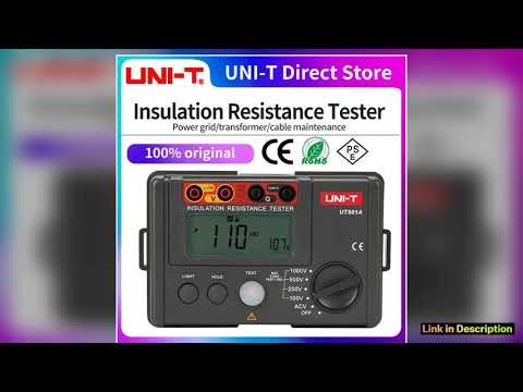UNIT UT501A Insulation Resistance Tester 1000V Megohmmeter 5G Ohm Meter Professional Digital