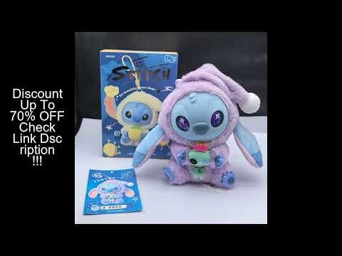 HOT Stitch Eat Something Before Sleep Series Blind Box Plush Vinyl Toys Cute Doll Labu V3 Mystery Bo