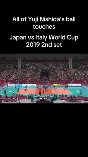 Nishida Yuji's Key Plays in Japan vs Italy Volleyball World Cup 2019
