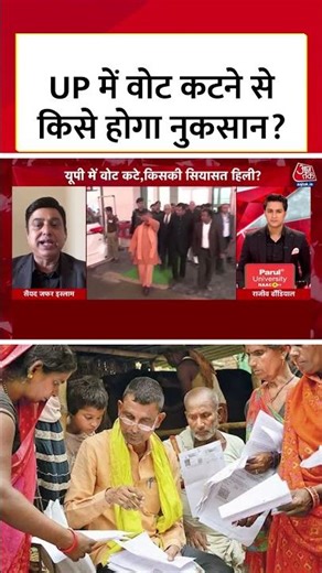 SIR in UP: UP में SIR से 2.89 करोड़ वोट कटे, इससे किसे होगा नुकसान? #sirup #sirupdate #aajtak