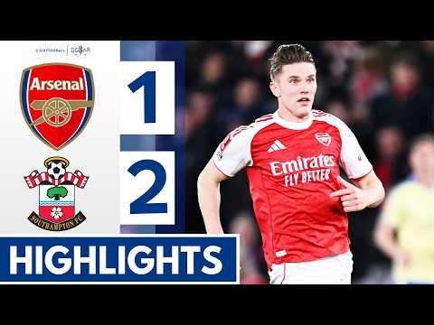 Southampton vs Arsenal 2-1 - Highlights & Goals - Viktor Gyokeres & Shea Charles Goal