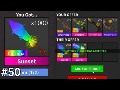 MM2 TRADING MONTAGE #50 (ABSURD WINS!!!)