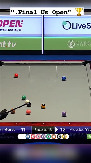 Full match highlights: Aloysius Yapp vs Fedor Gorst — US Open Final 🏆 A high-pressure battle where precision, patience, and championship mindset decided the winner. Watch how Aloysius Yapp controlled the table and claimed the US Open title #USOpen #9Ball #PoolFinal #Billiard 🎱🔥 | M Deni Hariyanto