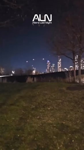Aliens Last Night on Instagram: "Witnesses in downtown Chicago reported multiple unexplained lights in the sky near the Maggie Daley Ice Skating Ribbon, looking toward the planetarium on Saturday, December 20, around 6:45 p.m. The lights were initially seen as a group of five, before two disappeared, leaving three objects slowly moving across the sky. Other bystanders in the area also stopped to watch and record the event. #UAP #Chicago #SkyWatch #UFOs #unexplained"