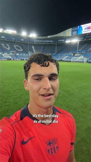 Congrats on your debut, Álvaro 🙌 #shorts #fcbarcelona